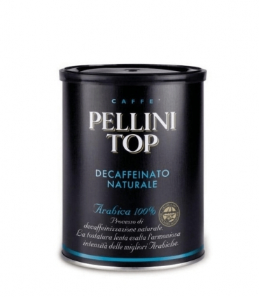 Pellini TOP Decaffeinato mletá káva 250g